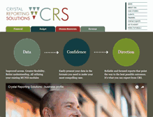 Tablet Screenshot of crystalreportingsolutions.com